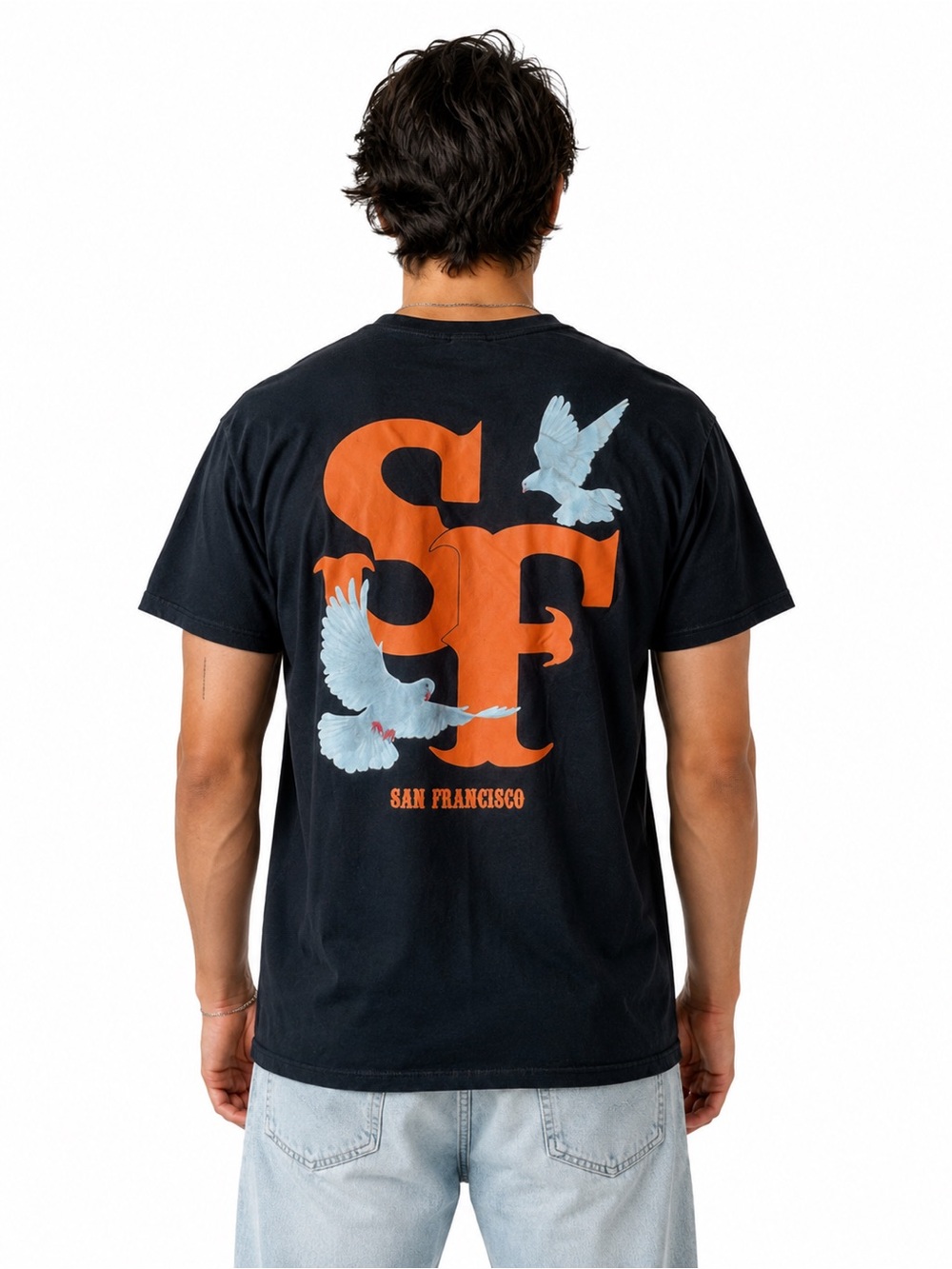 San Francisco Giants Fashion Nova Men’s L Black Tee Shirt short sleeve Baseball